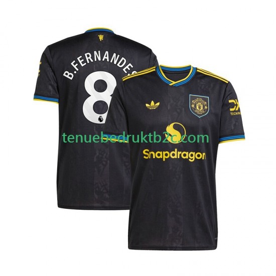 3de shirt Manchester United Bruno Fernandes 8 Mannen 2025-26 S-S