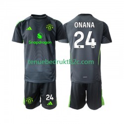 Uitshirt Manchester United Keeper Andre Onana 24 Voetbalteneu Kinderen 2025-26 S-S