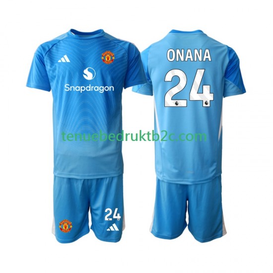 Thuisshirt Manchester United Keeper Andre Onana 24 Voetbalteneu Kinderen 2025-26 S-S