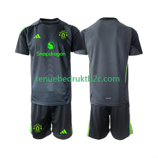 Uitshirt Manchester United Keeper Voetbalteneu Kinderen 2025-26 S-S
