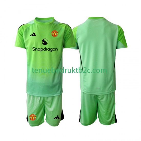 4de shirt Manchester United Keeper Voetbalteneu Kinderen 2025-26 S-S