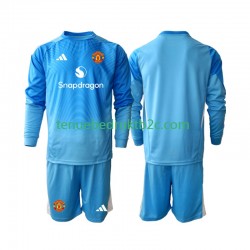Thuisshirt Manchester United Keeper Voetbalteneu Kinderen 2025-26 L-S
