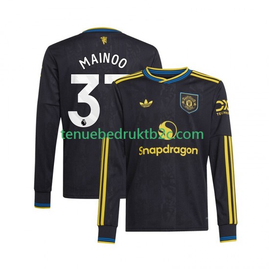 3de shirt Manchester United Kobbie Mainoo 37 Mannen 2025-26 L-S