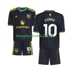 3de shirt Manchester United Matheus Cunha 10 Voetbalteneu Kinderen 2025-26 S-S