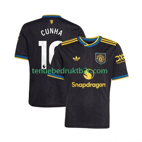 3de shirt Manchester United Matheus Cunha 10 Mannen 2025-26 S-S