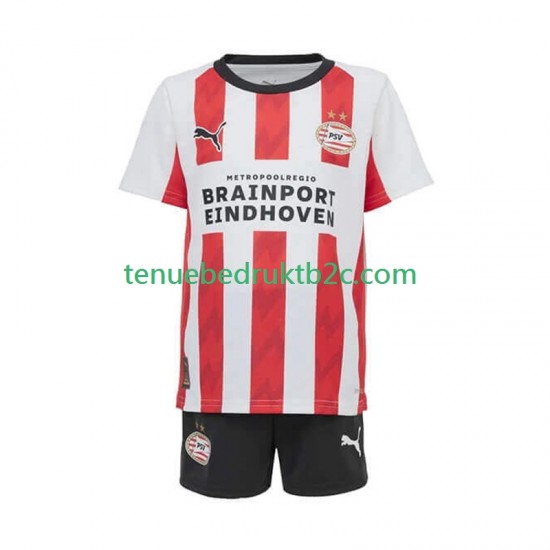 Thuisshirt PSV Eindhoven Voetbalteneu Kinderen 2025-26 S-S