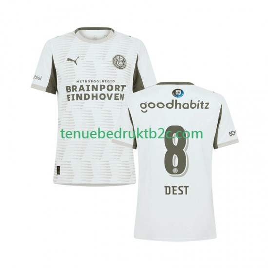 3de shirt PSV Eindhoven Sergino Dest 8 Mannen 2025-26 S-S