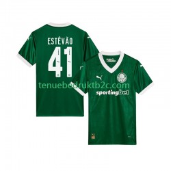 Thuisshirt Palmeiras Estevao 41 Mannen 2025-26 S-S