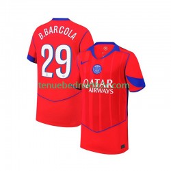 3de shirt Paris Saint-Germain Bradley Barcola 29 Mannen 2025-26 S-S