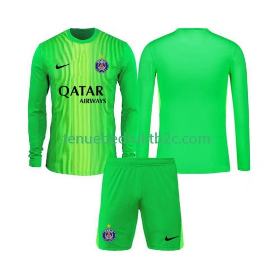 Uitshirt Paris Saint-Germain Keeper Voetbalteneu Kinderen 2025-26 L-S
