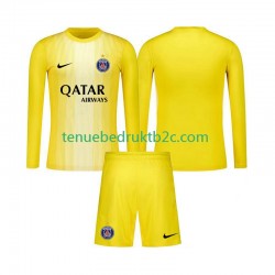 3de shirt Paris Saint-Germain Keeper Voetbalteneu Kinderen 2025-26 L-S