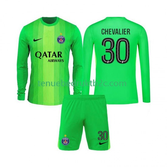 Uitshirt Paris Saint-Germain Keeper Lucas Chevalier 30 Voetbalteneu Kinderen 2025-26 L-S