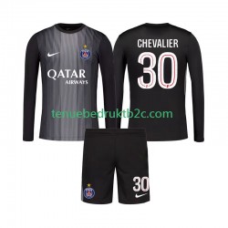 Thuisshirt Paris Saint-Germain Keeper Lucas Chevalier 30 Voetbalteneu Kinderen 2025-26 L-S