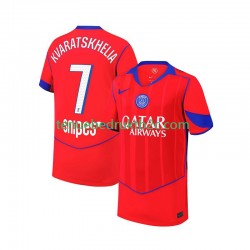 3de shirt Paris Saint-Germain Khvicha Kvaratskhelia 7 Mannen 2025-26 S-S
