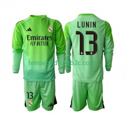 Uitshirt Real Madrid Keeper Andriy Lunin 13 Voetbalteneu Kinderen 2025-26 L-S
