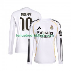 Thuisshirt Real Madrid Kylian Mbappe 10 Mannen 2025-26 L-S