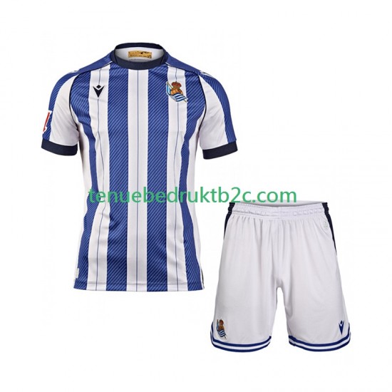 Thuisshirt Real Sociedad Voetbalteneu Kinderen 2025-26 S-S