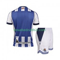 Thuisshirt Real Sociedad Voetbalteneu Kinderen 2025-26 S-S