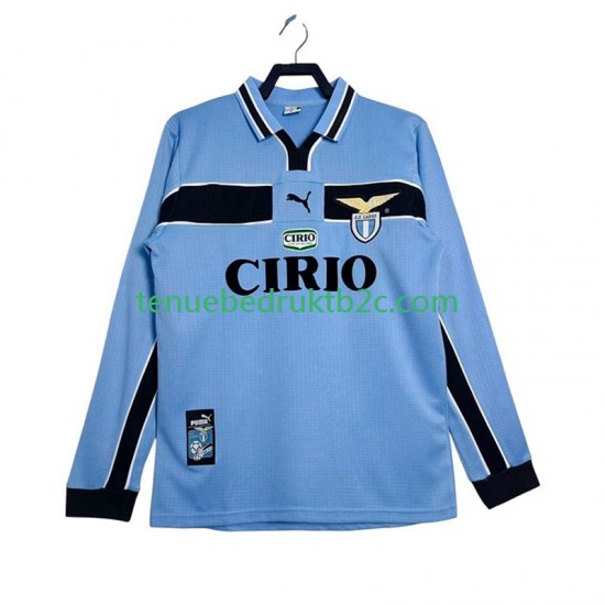 Thuisshirt Retro SS Lazio Mannen 1998 1999 L-S
