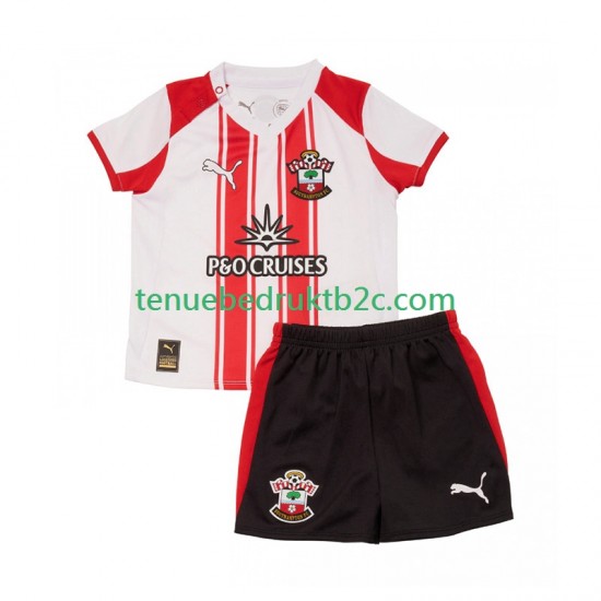 Thuisshirt Southampton Voetbalteneu Kinderen 2025-26 S-S
