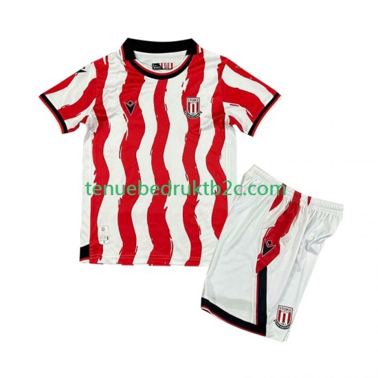 Thuisshirt Stoke City Voetbalteneu Kinderen 2025-26 S-S