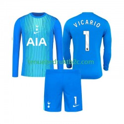 Uitshirt Tottenham Hotspur Keeper Guglielmo Vicario 1 Voetbalteneu Kinderen 2025-26 L-S