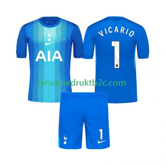 Uitshirt Tottenham Hotspur Keeper Guglielmo Vicario 1 Voetbalteneu Kinderen 2025-26 S-S