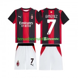 Thuisshirt AC Milan Gimenez 7 Voetbalteneu Kinderen 2026-27 S-S
