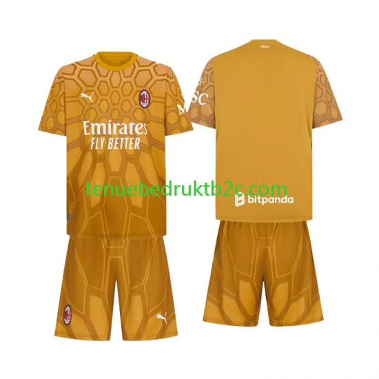 Thuisshirt AC Milan Keeper Voetbalteneu Kinderen 2026-27 S-S