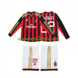Thuisshirt Retro AC Milan Kaka 22 2013 2014 Voetbalteneu Kinderen L-S