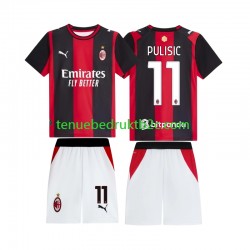 Thuisshirt AC Milan Pulisic 11 Voetbalteneu Kinderen 2026-27 S-S