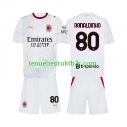 Uitshirt AC Milan Ronaldinho 80 Voetbalteneu Kinderen 2026-27 S-S