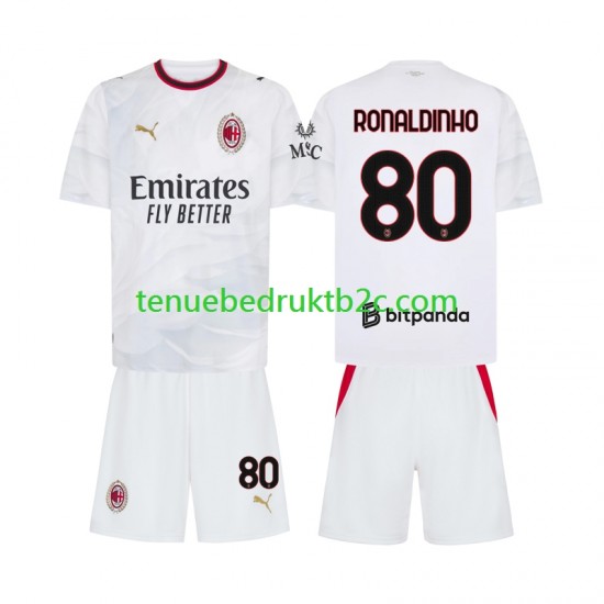 Uitshirt AC Milan Ronaldinho 80 Voetbalteneu Kinderen 2026-27 S-S