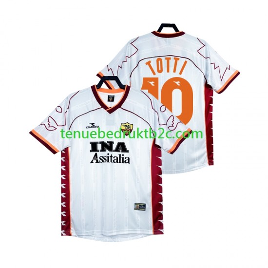 Uitshirt Retro AS Roma Totti 10 2000 Mannen 1999 S-S