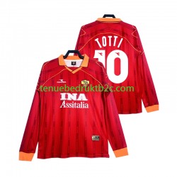 Thuisshirt Retro AS Roma Totti 10 2000 Mannen 1999 L-S