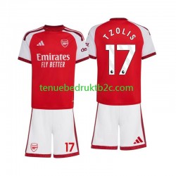 Thuisshirt Arsenal Christos Tzolis 17 Voetbalteneu Kinderen 2026-27 S-S