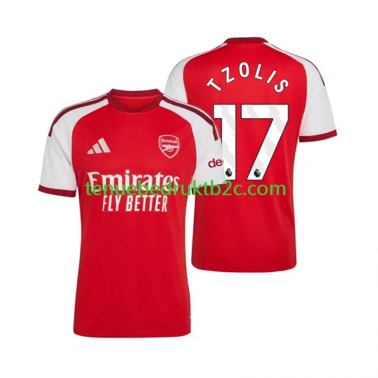 Thuisshirt Arsenal Christos Tzolis 17 Mannen 2026-27 S-S