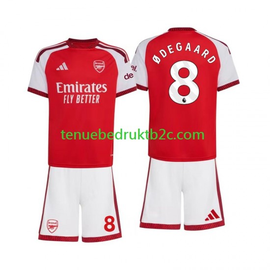 Thuisshirt Arsenal Martin Odegaard 8 Voetbalteneu Kinderen 2026-27 S-S
