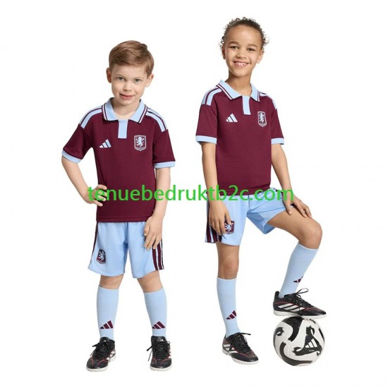 Thuisshirt Aston Villa Voetbalteneu Kinderen 2026-27 S-S