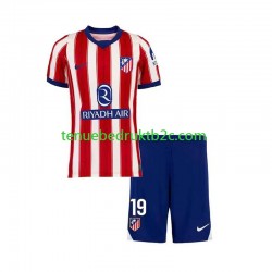 Thuisshirt Atlético Madrid Julian Alvarez 19 Voetbalteneu Kinderen 2026-27 S-S
