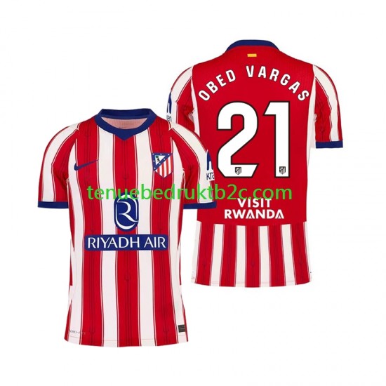 Thuisshirt Atlético Madrid Obed Vargas 21 Mannen 2026-27 S-S