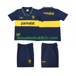 Thuisshirt Retro CA Boca Juniors 1993 1995 Voetbalteneu Kinderen S-S