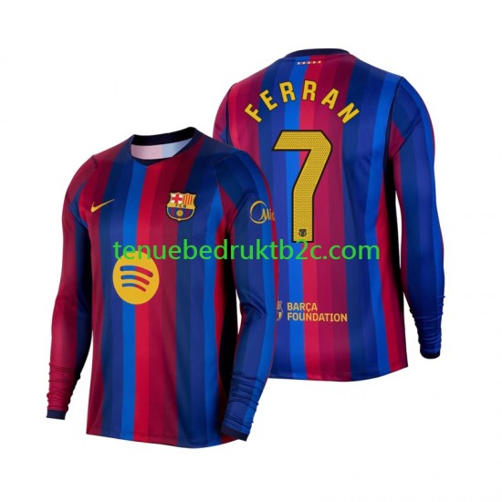 Thuisshirt FC Barcelona Ferran Torres 7 Mannen 2026-27 L-S