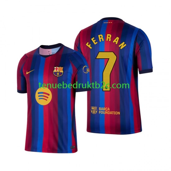 Thuisshirt FC Barcelona Ferran Torres 7 Mannen 2026-27 S-S