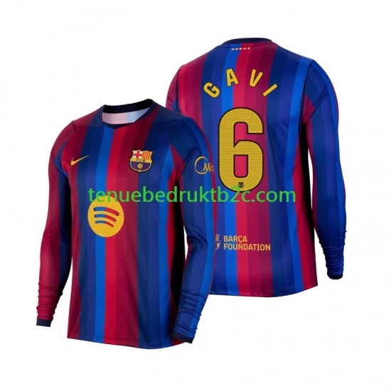 Thuisshirt FC Barcelona Gavi 6 Mannen 2026-27 L-S