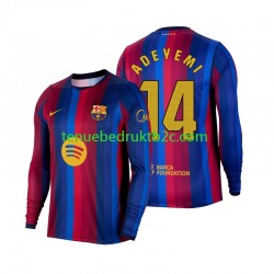 Thuisshirt FC Barcelona Karim Adeyemi 14 Mannen 2026-27 L-S