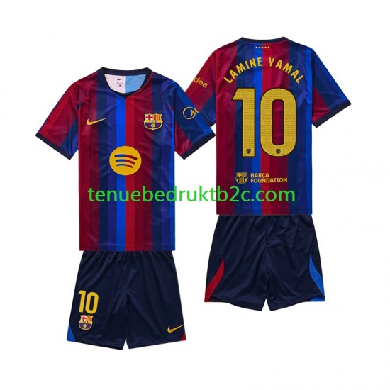 Thuisshirt FC Barcelona Lamine Yamal 10 Voetbalteneu Kinderen 2026-27 S-S