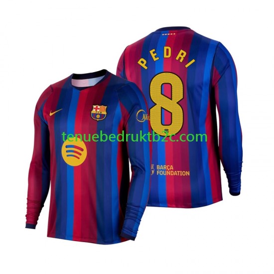 Thuisshirt FC Barcelona Pedri 8 Mannen 2026-27 L-S