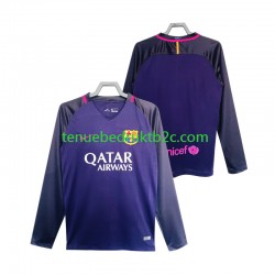 Uitshirt Retro FC Barcelona 2016 2017 Mannen L-S