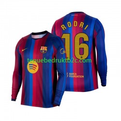 Thuisshirt FC Barcelona Rodri 16 Mannen 2026-27 L-S